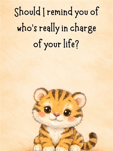 You define your own life — don’t let other people write your script. This baby tiger short uses minimalist animation and emotional storytelling to deliver a strong motivational life lesson about confidence, independence, and self-belief. Ideal for fans of wholesome animal shorts, inspirational videos, baby animals, and meaningful content. If you enjoy positive motivation, soft aesthetic visuals, and life lessons told through animals, you’ll love this. Follow to Mini Beastie Moods for daily feel-