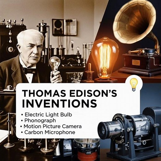 Thomas Alva Edison inventions list