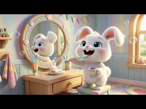 Bunny Bun’s Happy Day 🐰 | Cute Kids Rhymes | Fun Cartoon Song for Kids