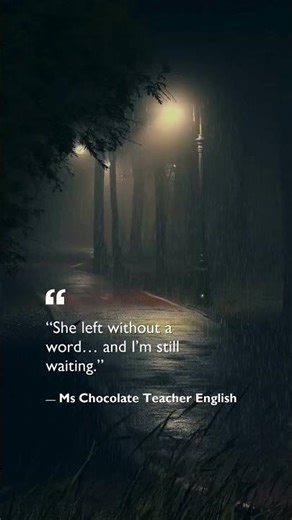 👉 She Left Without a Word… (Sad English Short Story)