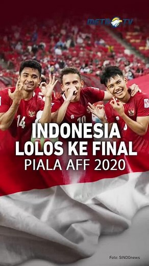 (25/12) Timnas Indonesia melangkah ke partai final Piala AFF 2020 usai menang dramatis 4-2 atas Singapura di leg kedua. #IndonesiaLolosFinalAFF2020