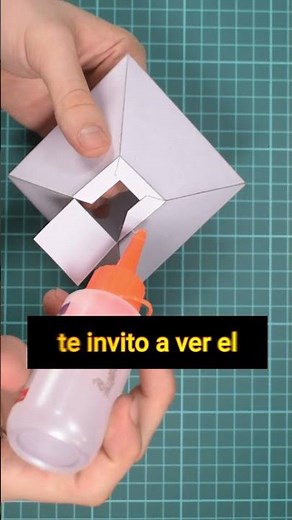 How to make a truncated pyramid on paper?