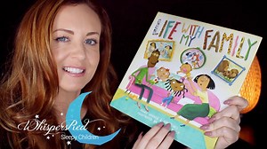 🌟 https://youtu.be/KH_rh70cYb0 🌟 WhispersRed for Sleepy Children is here again! 7 more videos will be released over the coming weeks and then available for download on iTunes, Spotify, Google Play and all other streaming services. Bo has joined me for around 4 of them too! We had a lovely time making them. This week is 'Reading a bedtime story' A lovely book I was given permission to read by the Authors Renee Hooker & Karl Jones 'Life with my Family' published by Penguin Random House | Whisper