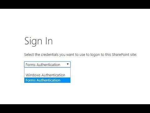 SharePoint 2016: Configure Forms Based Authentication (FBA) Step By Step