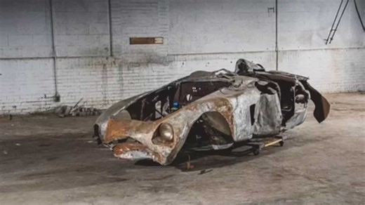 Fire-damaged 1960s Ferrari fetches $1.5 million in auction
