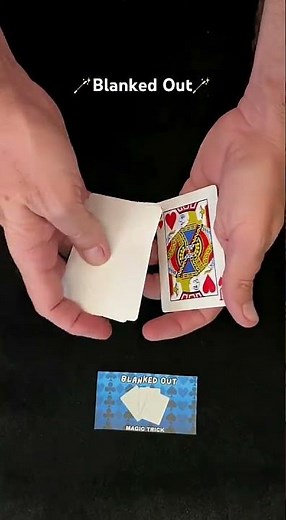 Magic Card Trick - Blanked Out