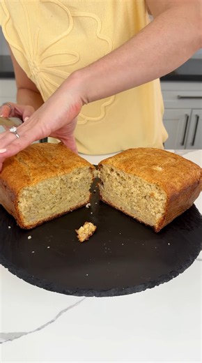Banana bread made easy with cake mix