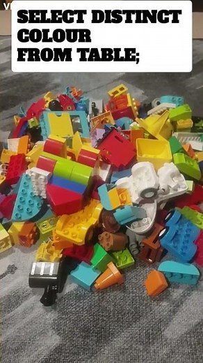 Understanding SQL with Lego - Select Distinct #Shorts