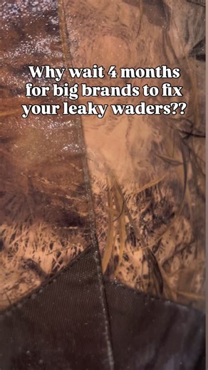 Driftless Wader Repair | Spring is coming soon! Get sealed up now!! • • • Call or text 507-838-5539 for wader repair!! #driftless #waders #fishing #hunting... | Instagram