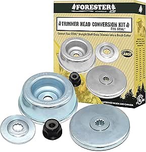FORESTER Trimmer Head Conversion Kit Compatible with Most Stihl Straight Shaft Trimmers and Brushcutters