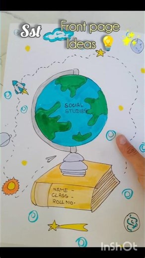 'Social Studies ' front page Ideas 💡😉💥#youtubeshorts#diy#backtoschool