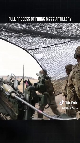 M777 Artillery: Full Firing Process