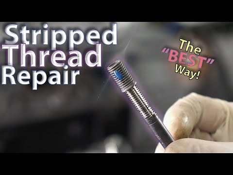 Stripped Thread Repair - Time-Serts BETTER than Heli Coils! - LS Exhaust Thread Repair!