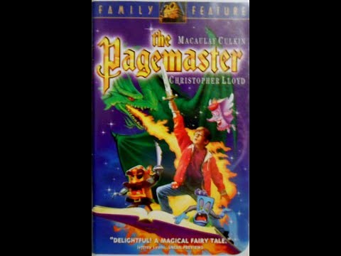 Opening to The Pagemaster 1995 VHS