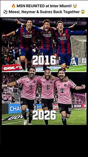 🥹 MSN Is Back at Inter Miami! 🔥 #football #messi #msn #neymar #neymarjr #lionelmessi