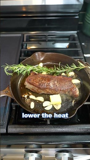 How to cook a New York Strip Steak like a chef #steak #steaknight #steakdinner #cookingtips
