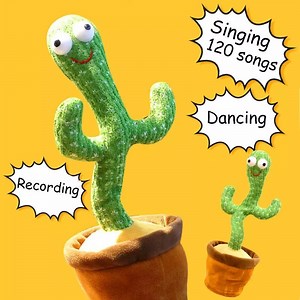 [Hot Item] Dancing Cactus Light up and Singing Toy