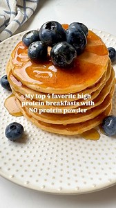 High-protein breakfast ideas that don’t need protein powder? YES please! 🙌 These easy, delicious options will keep you full, fueled, and happy all morning long. Comment "recipes" and I'll DM you all of them asap! Protein Breakfast | Healthy Eats | High Protein Diet | Protein Goals | Health and Fitness Journey | Eating Bird Food