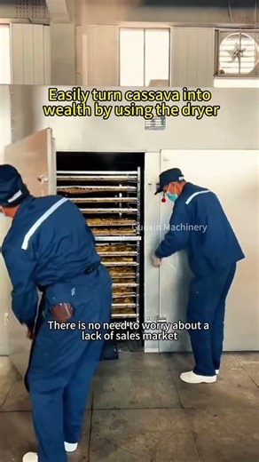 How to use the functional dryer to turn cassava into wealth.#cassavadryer #fyp #cassava