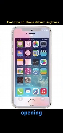 Evolution of iPhone default ringtones