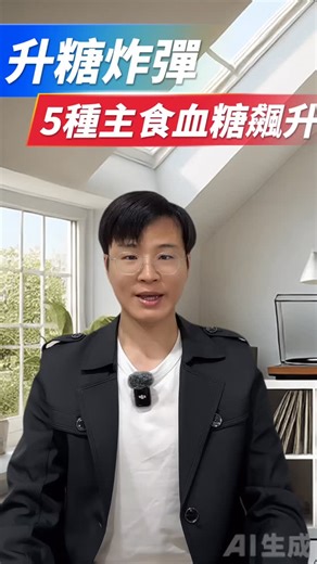 Gavin Li on Instagram: "升糖炸彈 5種主食血糖飆升 #健康 #營養 #養生 #保養 #保健"