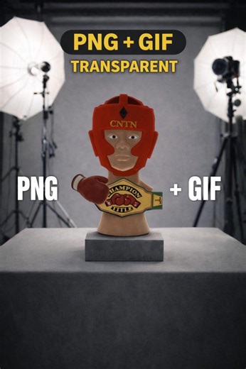 Boxer Avatar PNG GIF Transparent | Fighter Profile Icon | Boxing Character | Digital Download - Etsy