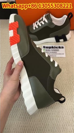 Hermes Bouncing Sneaker Vert Toundra From Supkicks #supkicks #hermes #HermesBouncing #VertToundra