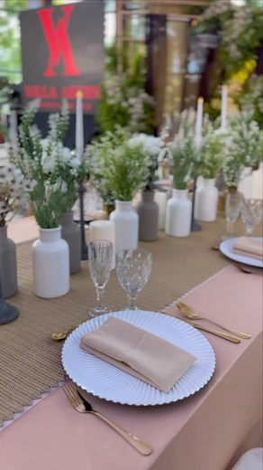 A contemporary wedding set up for a memorable event of a lifetime. | Villa Ardin Events Place