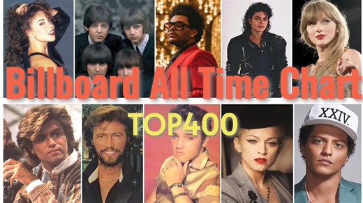 【神仙打架】美国单曲榜Billboard Hot 100 历史总榜TOP400 All Time Chart