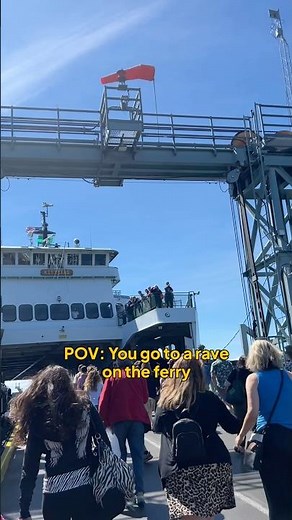 Seattle ferry rave! #seattle