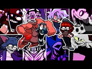 MASSACRE but Every Turn a Different Character Sings 🎤 ( FNF MASSACRE SONG ) 💜