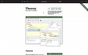 Python初学者的编辑器Thonny