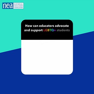28K views · 1.1K reactions | Educators, you play a crucial role in supporting and advocating for LGBTQ+ students! Sign up for NEA’s Facilitated LGBTQ+ Blended Learning Courses and learn how to create more inclusive and equitable learning environments for ALL students. Space is limited >> Register today | NEA Today | Facebook