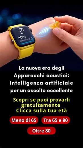 Scopri la nuova era degli Apparecchi acustici: intelligenza artificiale al servizio del tuo udito.