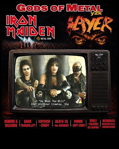 When Death SS Set Gods Of Metal On Fire 🔥 #deathss #godsofmetal #slayer #ironmaiden #metal