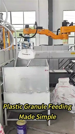 Making material feeding simpler #plastic#depalletizer #depalletizing#machine#plastic #manufacturing
