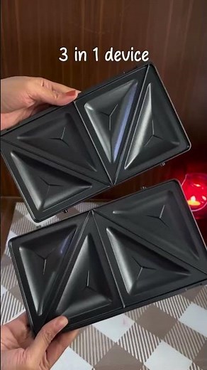 🔥 3-in-1 Waffle Maker – Waffles, Sandwiches & Grill in Minutes! 🧇🥪✨