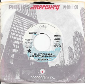 Skyhooks - All My Friends Are Getting Married