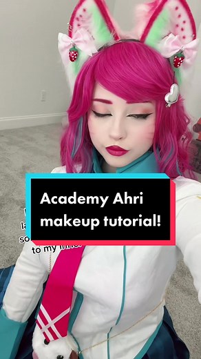 Academy Ahri Makeup Tutorial for Cosplay
