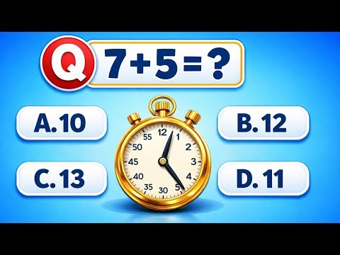 Brain Test 🧠 | Easy Addition Quiz for Kids & Beginners