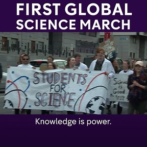 84K views · 2.5K reactions | "Build spaceships not bombs." People from all over the world join marches to protest what they see as a global political assault on facts. | Channel 4 News | Facebook