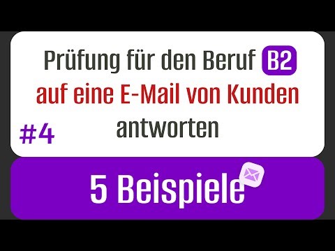 5 E-Mails B2 Beruf | Antwort auf die Beschwerde schreiben B2 Beruf DTB