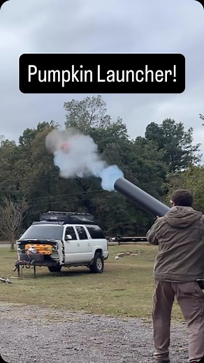 Well this turned out well! Full video is up now on this little project. It’s on our secondary kids channel. Comment “pumpkin” and I’ll send you a link to the video, it can be a little hard to find since it’s a new channel. #pumpkinlauncher #fall #pumpkin #diy #diyproject #dadlife #arkansasonly | Trove1 Adventures