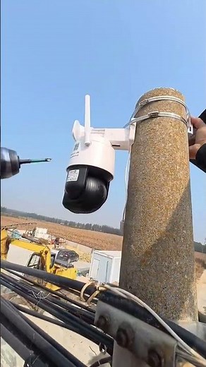 Installing Street Cameras 🎥🚦 | How City Surveillance Systems Work #Shorts