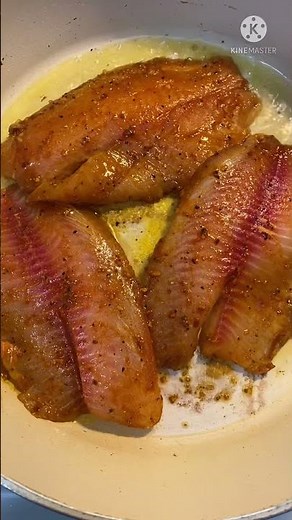 Tilapia Fillet￼ pan seared / No Bones No Hassle