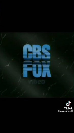 CBS FOX Home Video 1988 Logo