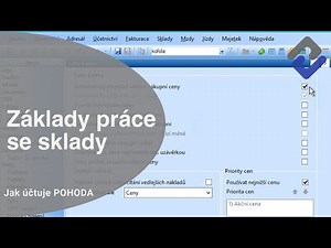 POHODA: Základy skladového hospodářství - Začněte efektivně řídit své zásoby