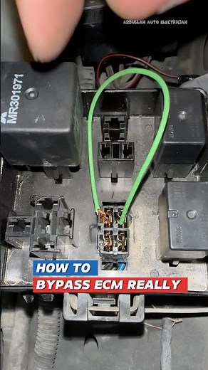 Car Not Start || How To Bypass ECM Really #short