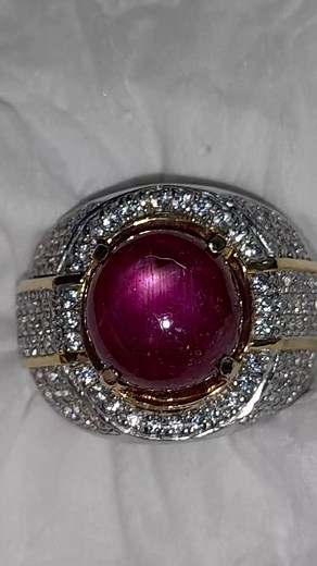 1.7K views · 16 reactions | Natural ruby corundum 10crt , ring perak mewah size 19 | Bengkel Perak Kuningan | Facebook