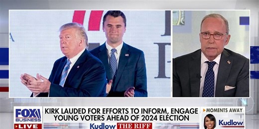 Identity of Kirk's killer unknown, but their point-of-view 'seems pretty clear', says Kudlow